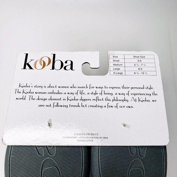 NWT Kooba Women’s Soft and Furry House Slippers M - Picture 7 of 7